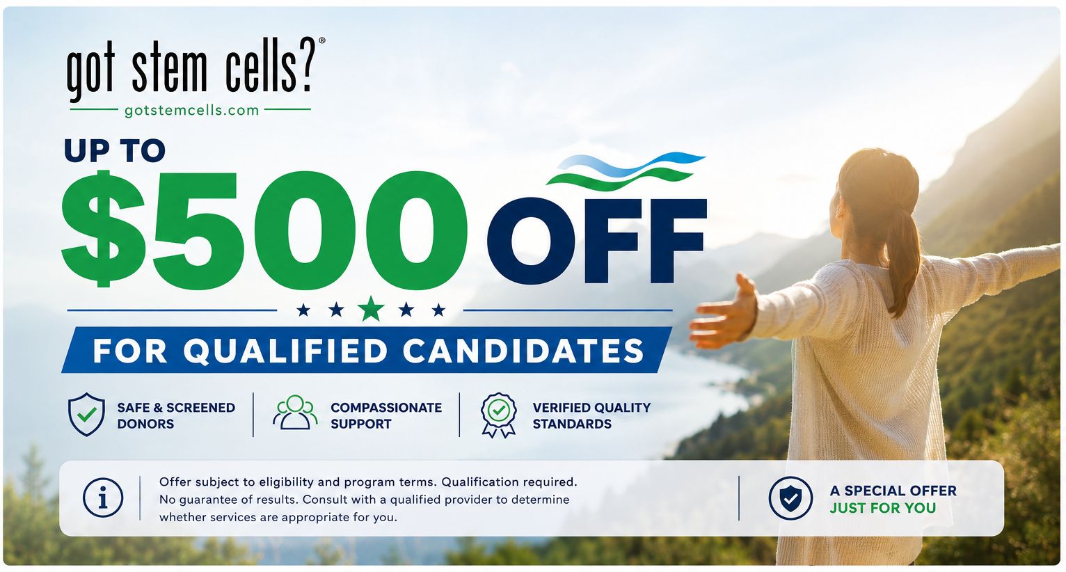 Up to $500 off for qualified candidates. Offer subject to eligibility and program terms; qualification is required.